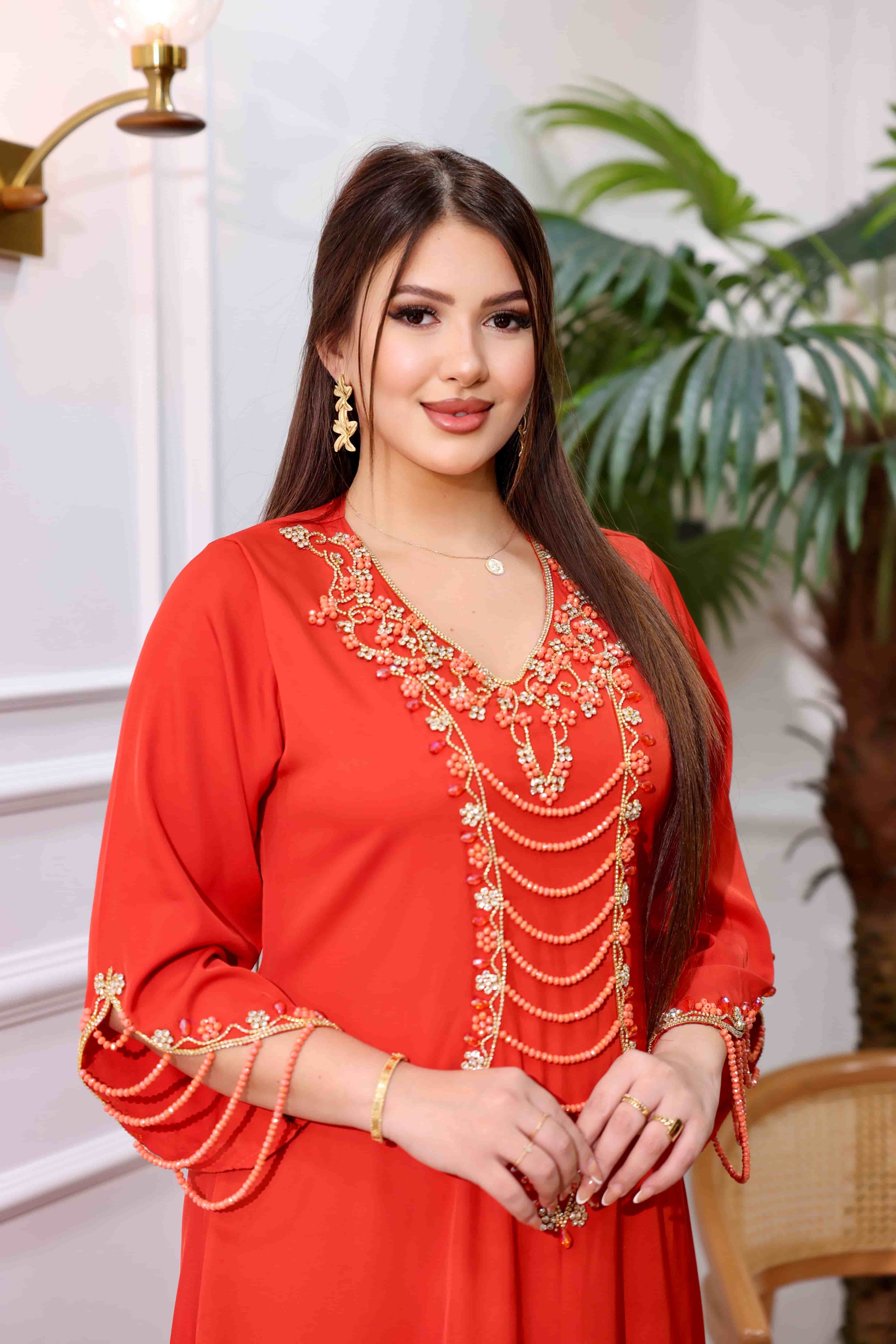 ڨندوره عقيق شغل يدوي رقم 825